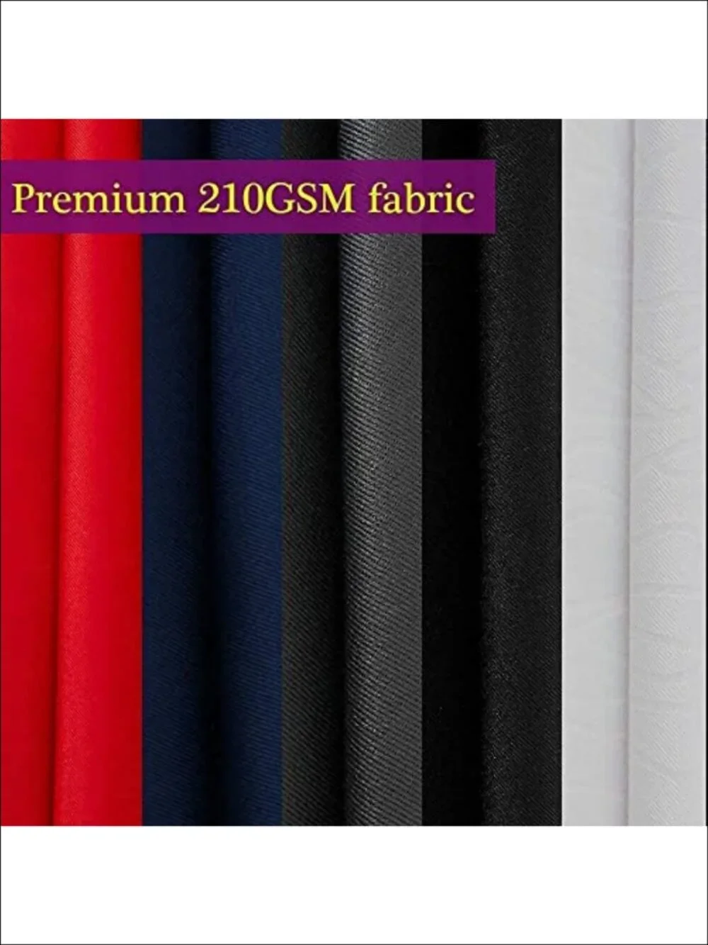 100% Polyester Rectangle Tablecloth 210 GSM Water Resistant Stain Proof for 8